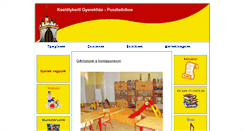Desktop Screenshot of gyerekhaz.pusztadobos.hu